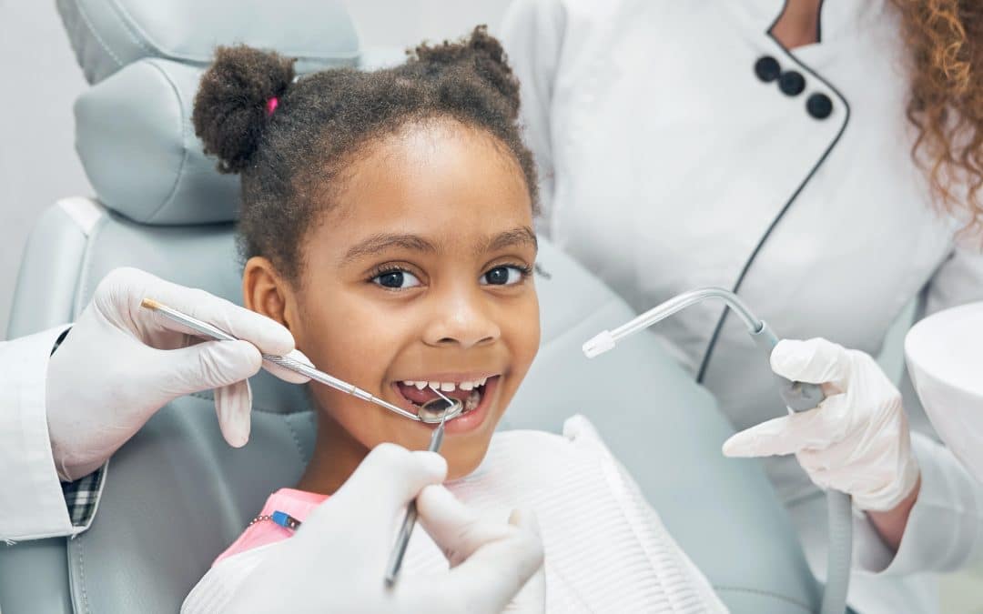 Little girl recieve expert dental care with the best dental insurance for kids in Brooklyn NY