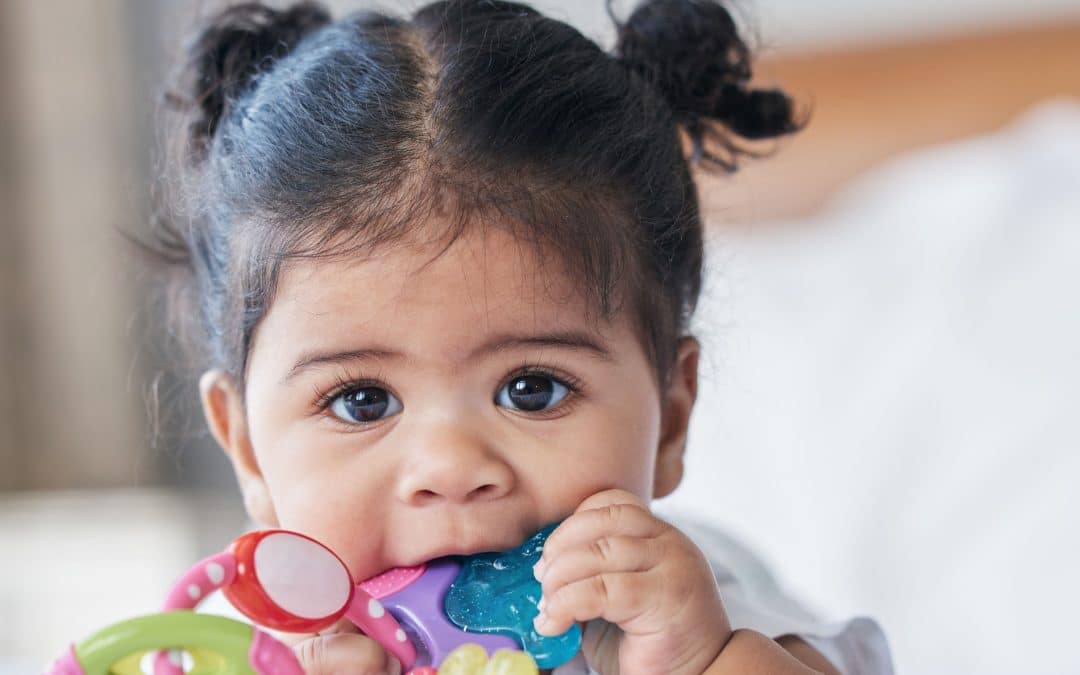 Girl who is teething in brooklyn ny