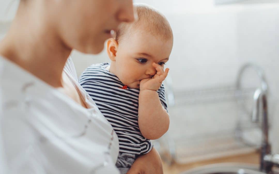 Parent with child sucking their thumb learning about when to stop thumb sucking habits from Dr. vera in Brooklyn